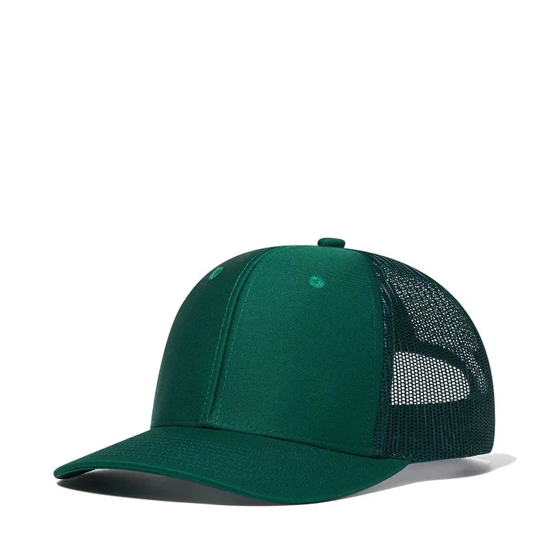 High quality mesh baseball cap summer outdoor simple classic breathable sunshade net hat sport fishing climbing driver
