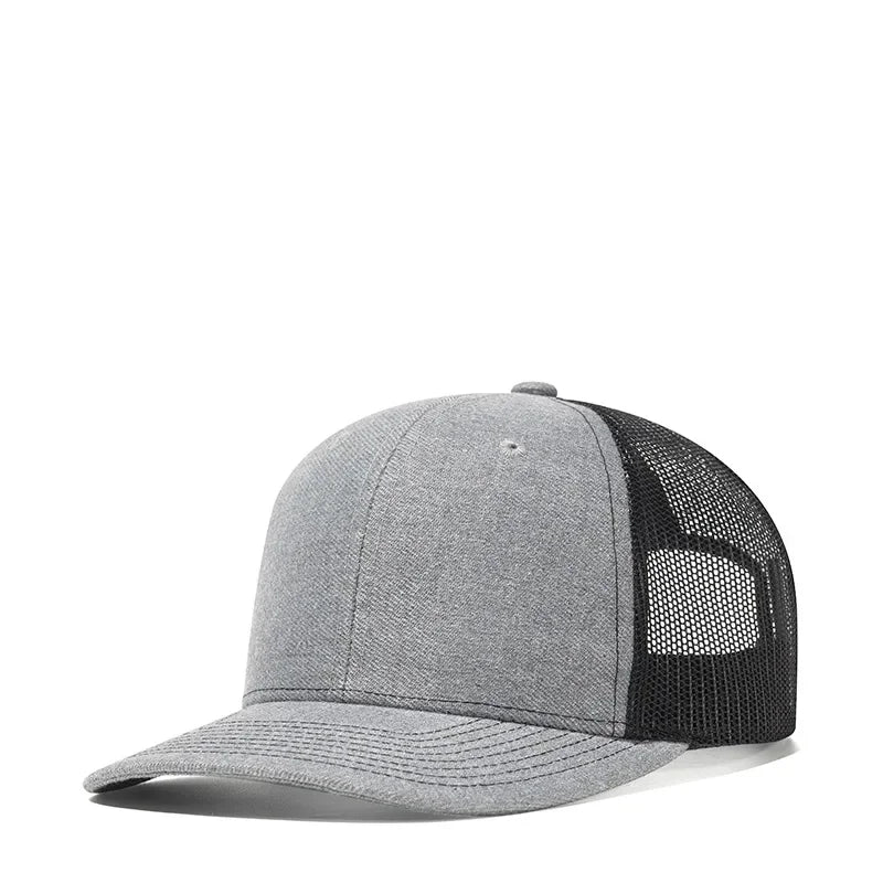 High quality mesh baseball cap summer outdoor simple classic breathable sunshade net hat sport fishing climbing driver
