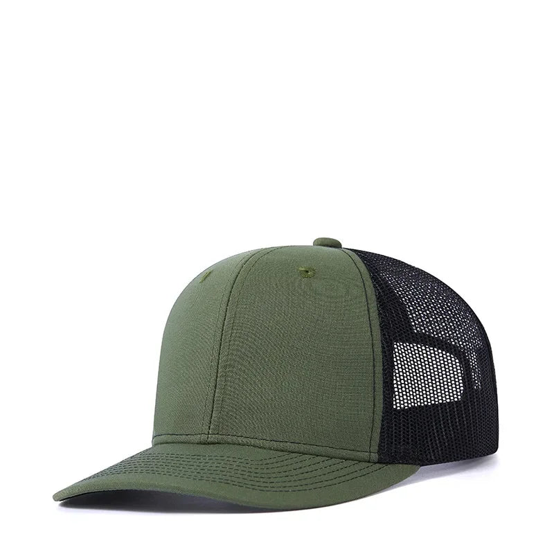 High quality mesh baseball cap summer outdoor simple classic breathable sunshade net hat sport fishing climbing driver