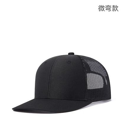 High quality mesh baseball cap summer outdoor simple classic breathable sunshade net hat sport fishing climbing driver