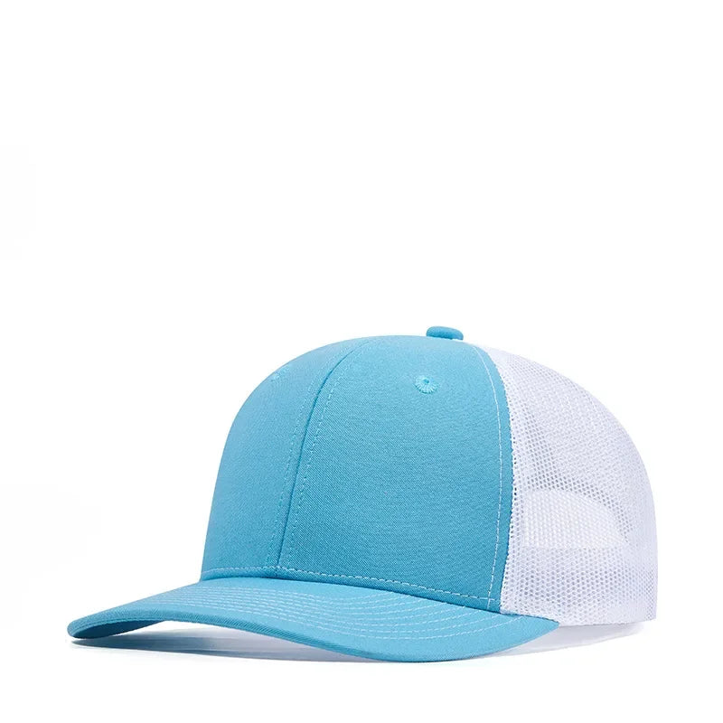 High quality mesh baseball cap summer outdoor simple classic breathable sunshade net hat sport fishing climbing driver