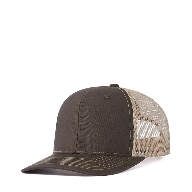 High quality mesh baseball cap summer outdoor simple classic breathable sunshade net hat sport fishing climbing driver