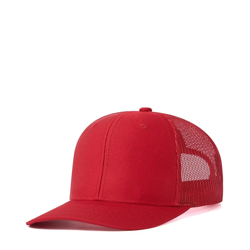 High quality mesh baseball cap summer outdoor simple classic breathable sunshade net hat sport fishing climbing driver
