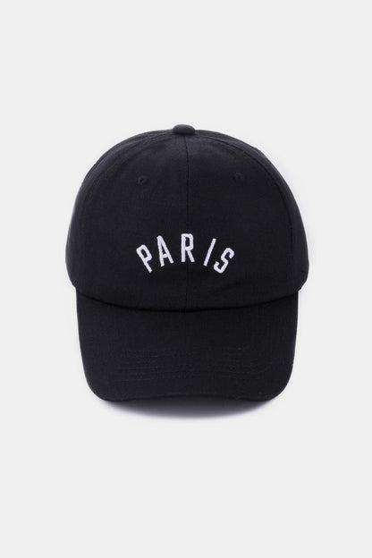 Paris embroidered city baseball cap - embroidered city baseball cap