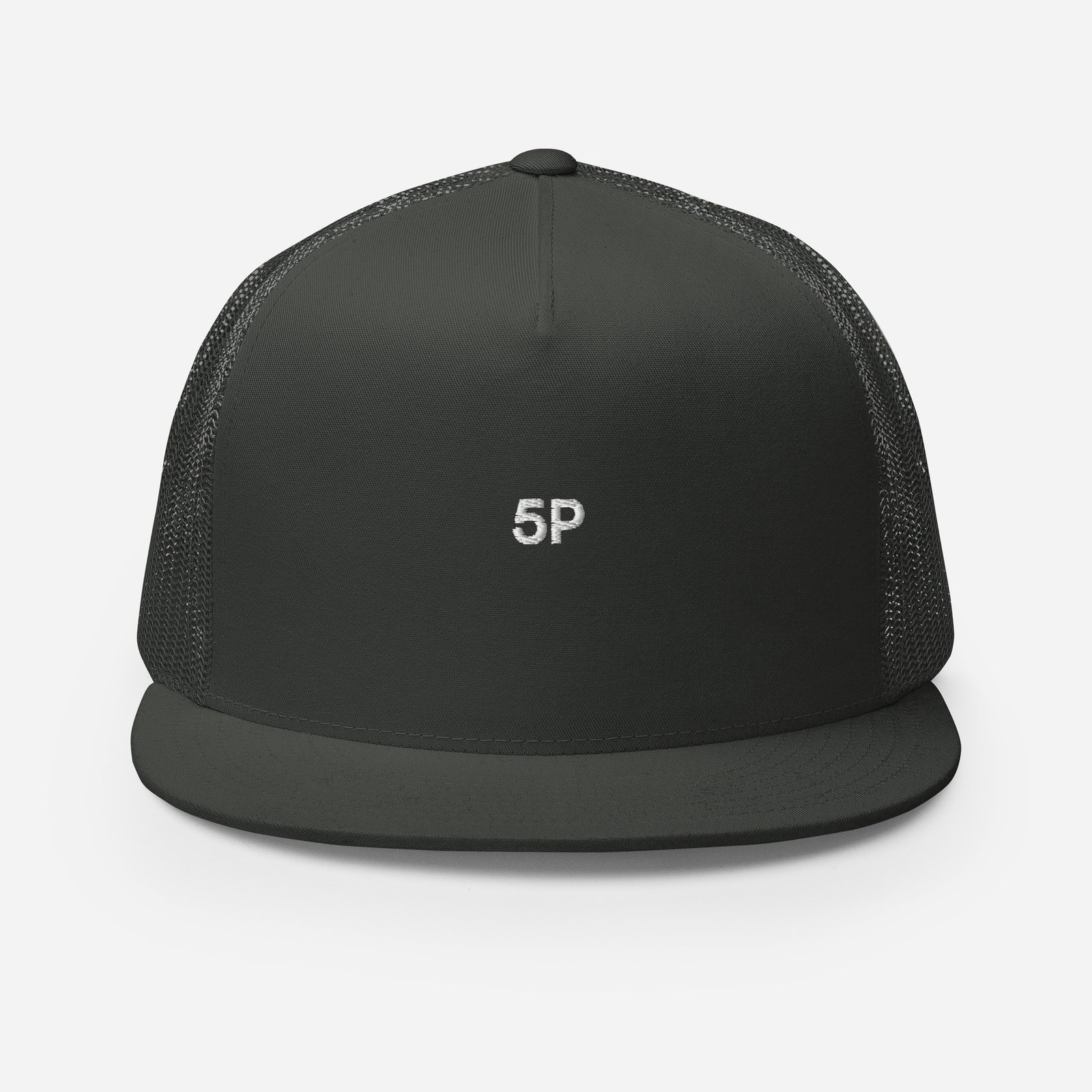 Charcoal 5 Panel Trucker Hat
