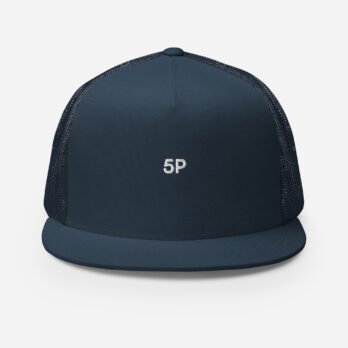 Navy 5 Panel Trucker Hat