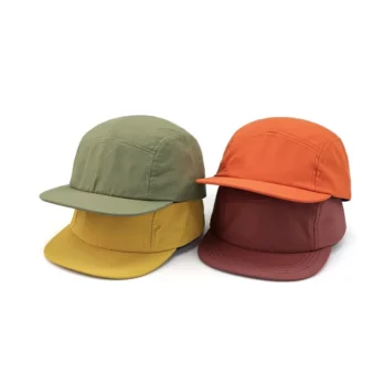 Short Brim Retro 5 panel hat